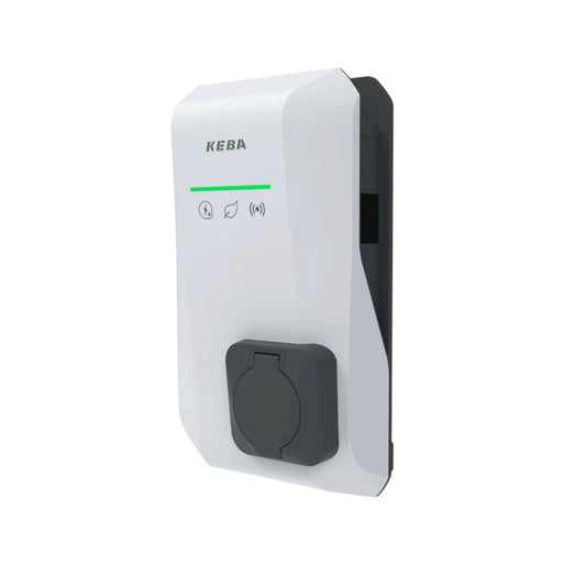 KEBA KeContact P40 Pro weiß, 22kW, Buchse, BLE-WiFi, RFID, 15118, MessEV (140.232)
