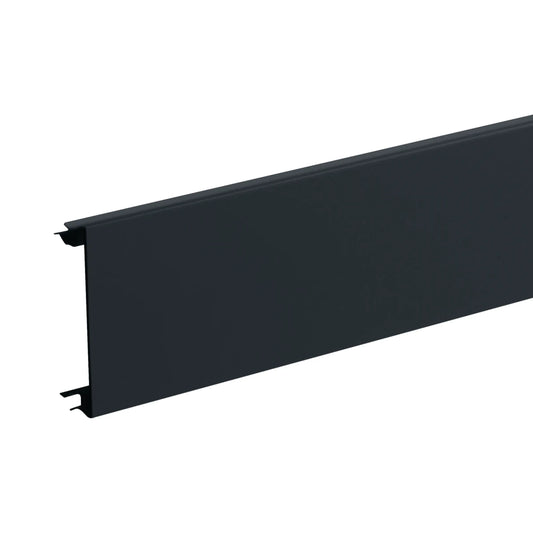 Hager Tehalit BRP Brüstungskanal Oberteil 80mm graphitschwarz (2m) - BRP08029011