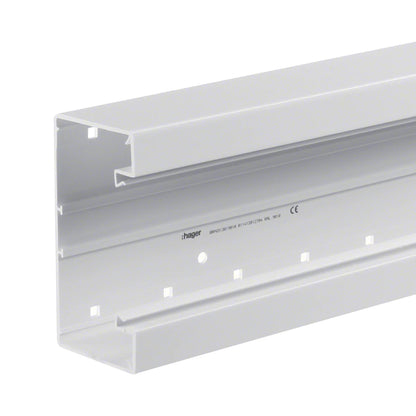 Hager Tehalit BRP Brüstungskanal Unterteil 65x130mm verkehrsweiß (2m) - BRP6513019016