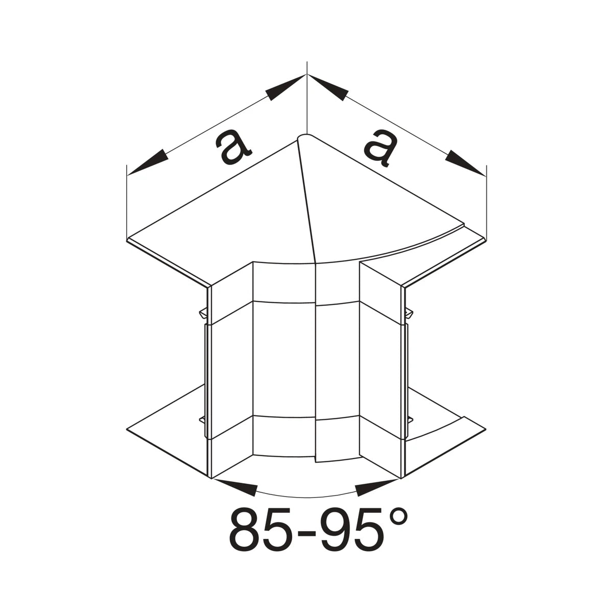 Hager Tehalit BRP651304H9016 Maßzeichnung