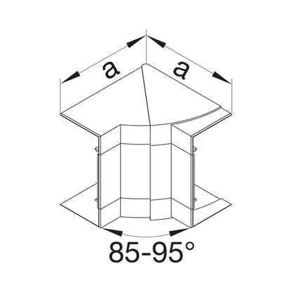 Hager Tehalit BRP651304H9016 Maßzeichnung