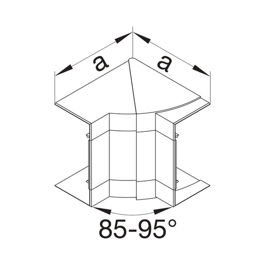 Hager Tehalit BRP651304H9016 Maßzeichnung