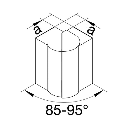 Hager Tehalit BRP651703H9016 Maßzeichnung