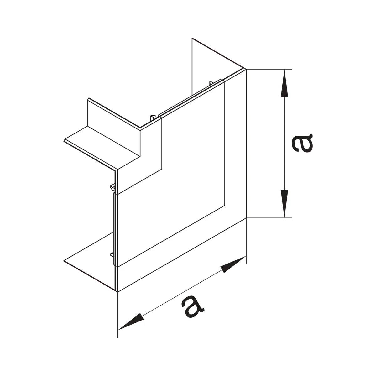 Hager Tehalit BRP651705H9016 Maßzeichnung