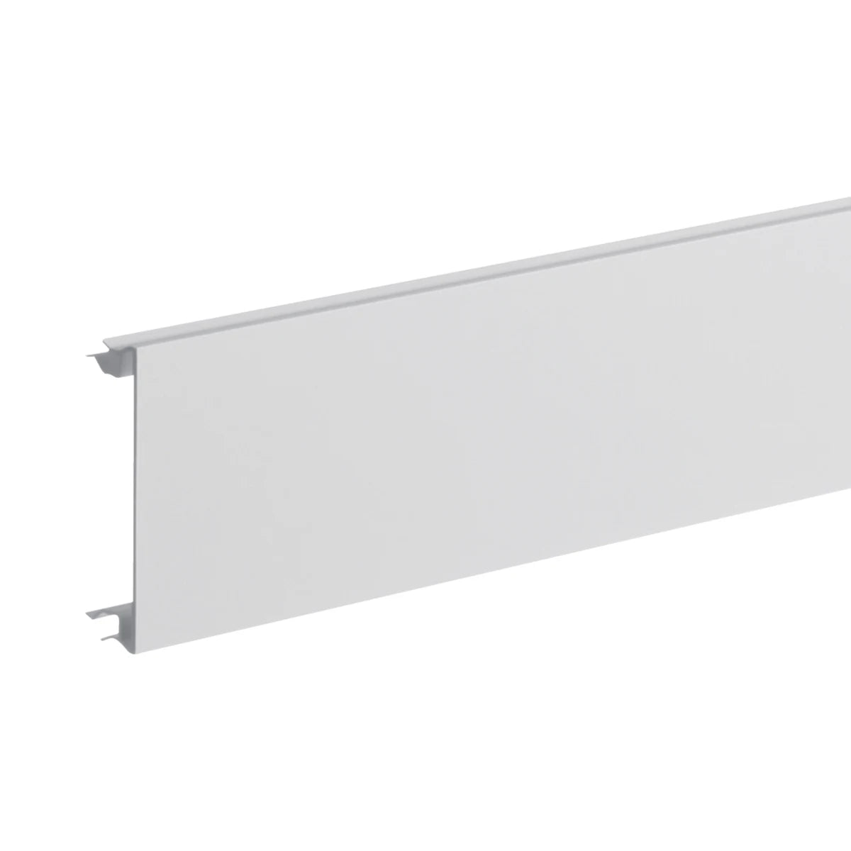 Hager Tehalit BR Brüstungskanal Oberteil 80mm verkehrsweiß (2m) - BR08029016