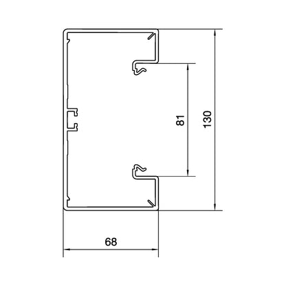 Hager Tehalit BR6513019016 Querschnitt