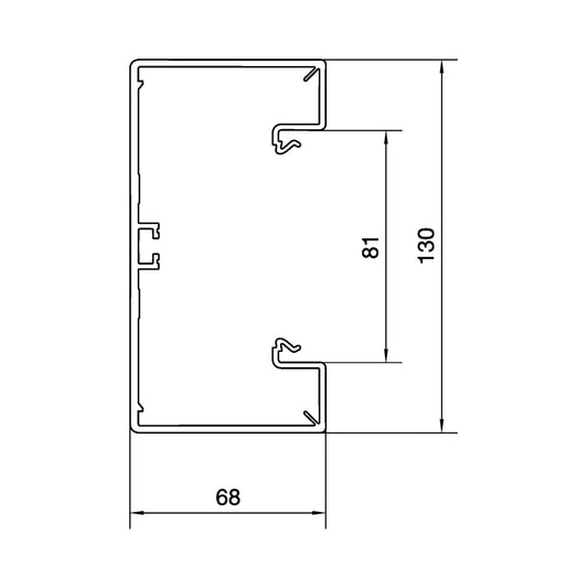 Hager Tehalit BR6513017035 Querschnitt