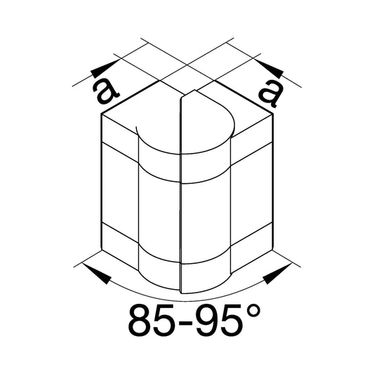 Hager Tehalit BR651303H7035 Maßzeichnung
