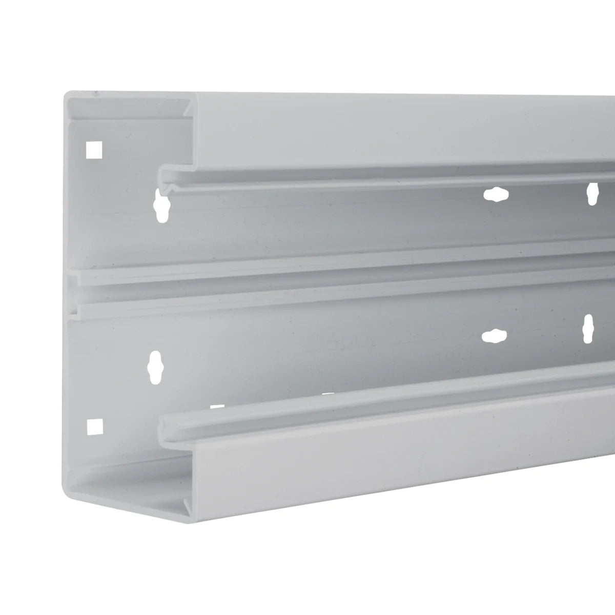 Hager Tehalit BR Brüstungskanal Unterteil 68x170mm lichtgrau (2m) - BR6517017035