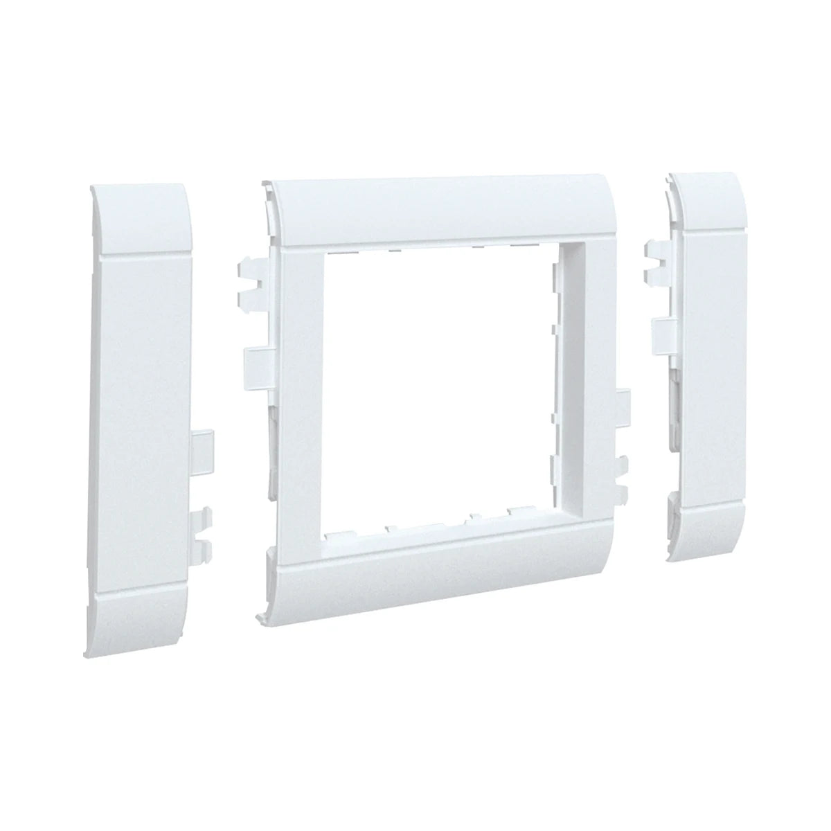 Hager Tehalit Rahmenblende 55 modular Oberteil 80mm verkehrsweiß - GR0800A9016