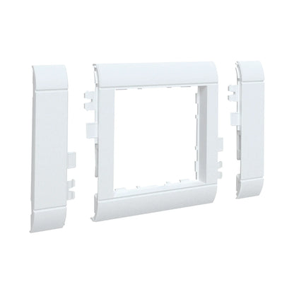 Hager Tehalit Rahmenblende 55 modular Oberteil 80mm verkehrsweiß - GR0800A9016