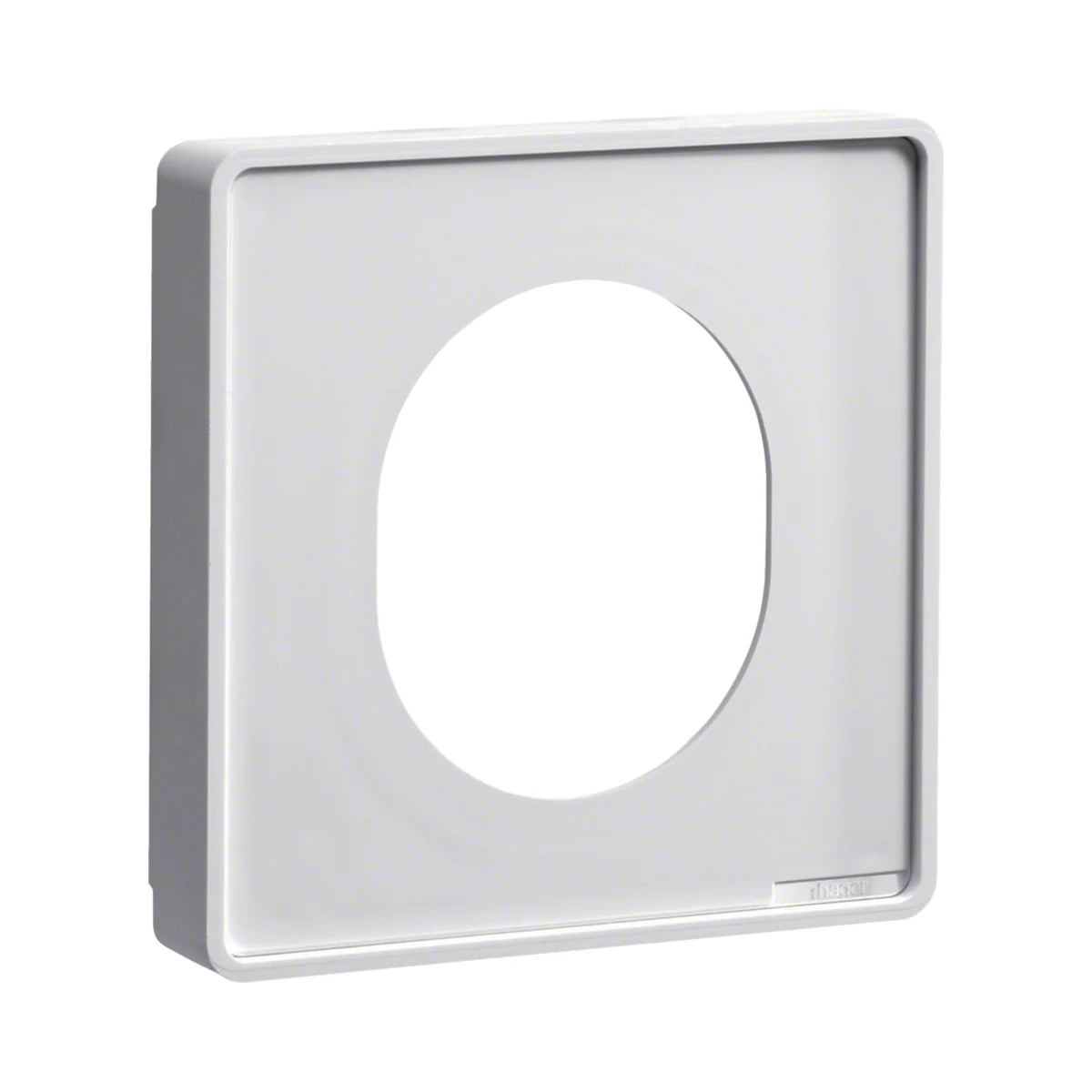 Hager Tehalit Blende CEE-Steckdose Oberteil 80mm verkehrsweiß - G33749016