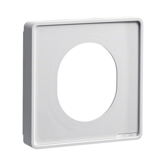 Hager Tehalit Blende CEE-Steckdose Oberteil 80mm verkehrsweiß - G33749016