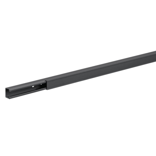 Hager cable management channel 15x15mm graphite black (2m)