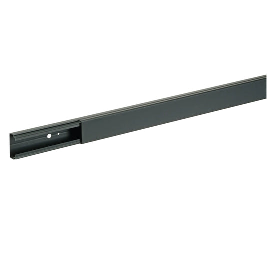 Hager cable management channel 20x35mm graphite black (2m)