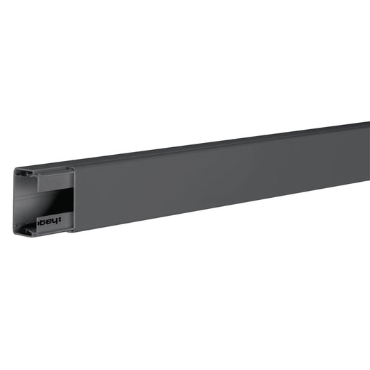 Hager cable management channel 30x45mm graphite black (2m)