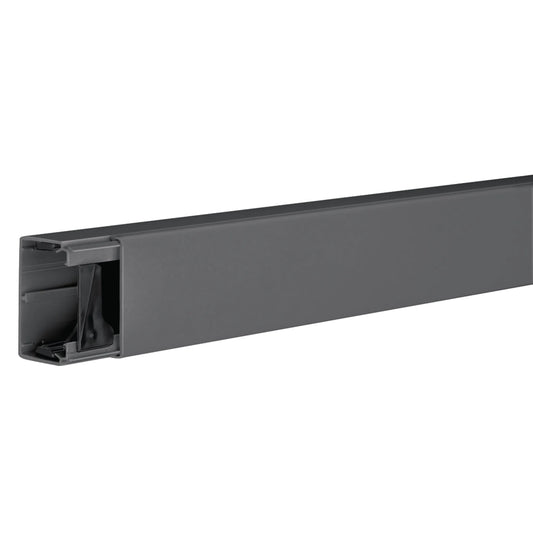 Hager cable management channel 40x60mm graphite black (2m)