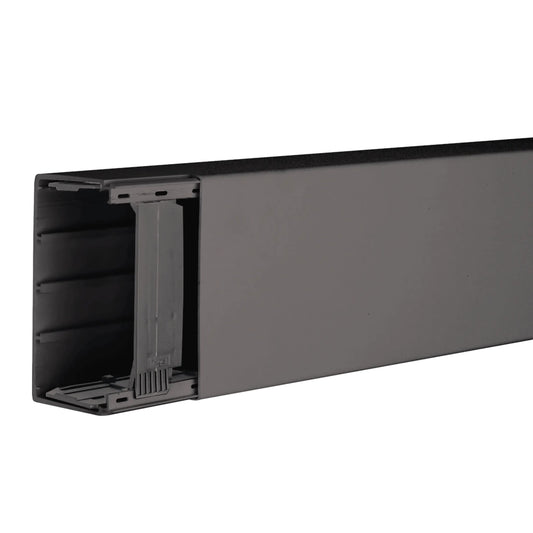 Hager cable management channel 60x110mm graphite black (2m)