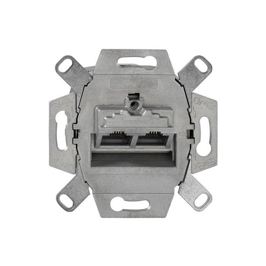 RUTENBECK Unterputz Universal Datendose KAT6 a 2xRJ45