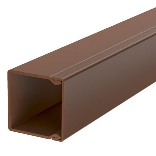 OBO cable management channel 40x40mm sepia brown (2m)