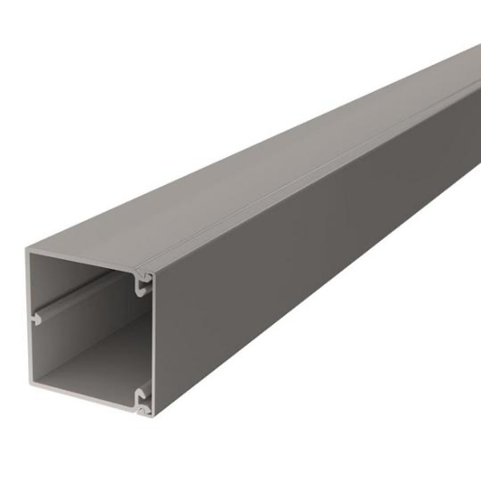 OBO cable routing duct 60x60mm stone gray (2m)