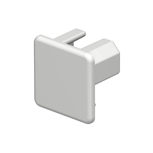 OBO Endstück Leitungsführungskanal 20x20mm reinweiß