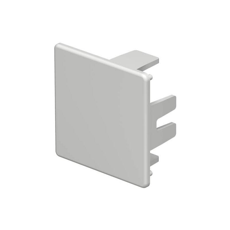 OBO Endstück Leitungsführungskanal 40x40mm reinweiß