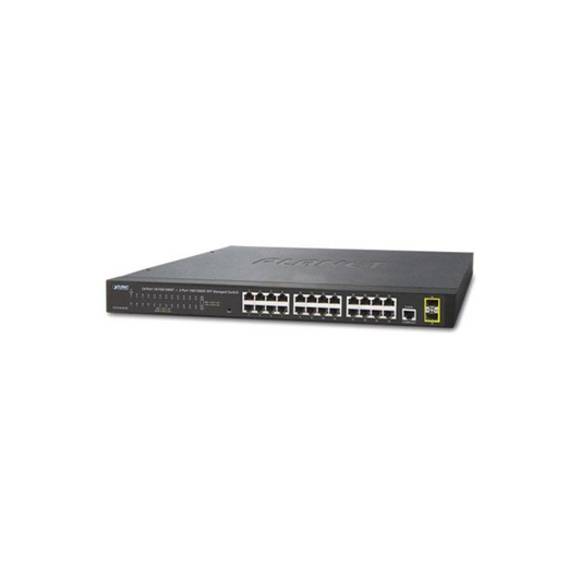 PLANET 24-Port Layer 2 Managed Gigabit Ethernet Switch W/2 SFP Interface