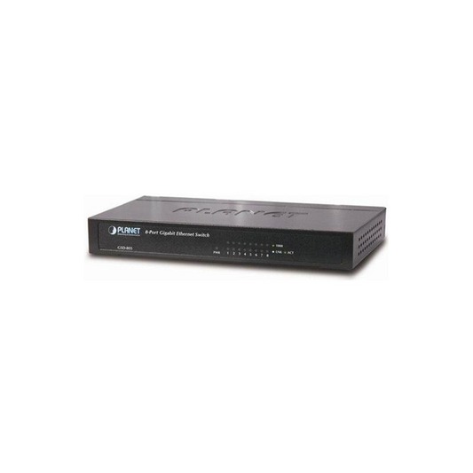 PLANET Gigabit Switch GSD-805 8 x 10/100/1000Base-T (RJ45)