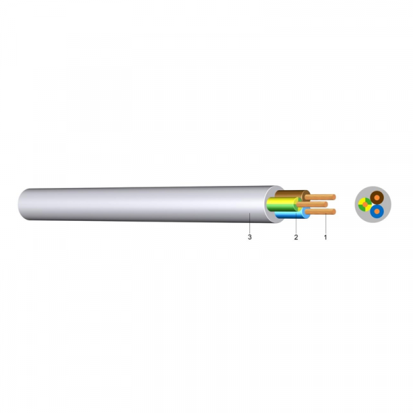 PVC Schlauchleitung YMS-J 5x10 mm² (50m)