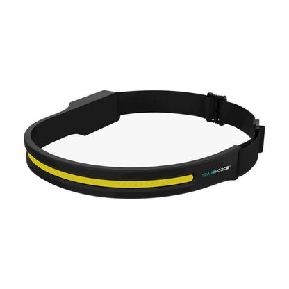LED-Stirnlampe 300lm mit COB-Leuchtband und Bewegungssensor, Akku 1200mAh, USB-C, IPX4