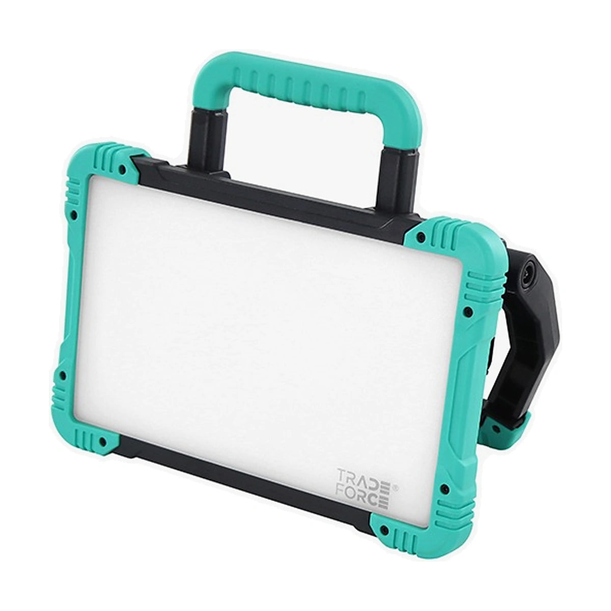 LED-Arbeitsleuchte 35W mit Akku & Netzbetrieb, 4000lm, 5000K, Schuko-Steckdose, USB, IP54, IK08
