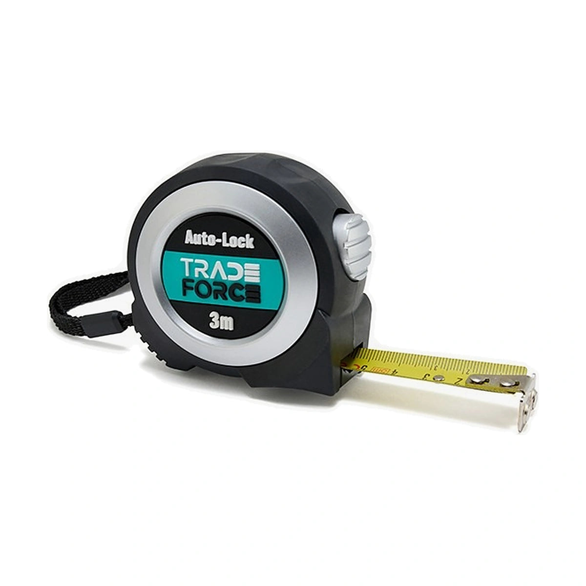 Maßband 5m x 19mm mit Auto-Lock, Nylonbeschichtung, beidseitiger Skala und Magnethaken