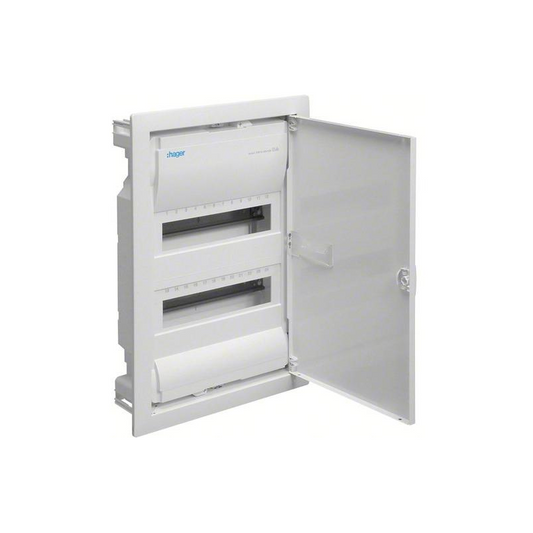 Hager Unterputz-Kleinverteiler 2-reihig 24 Module (VU24AT)