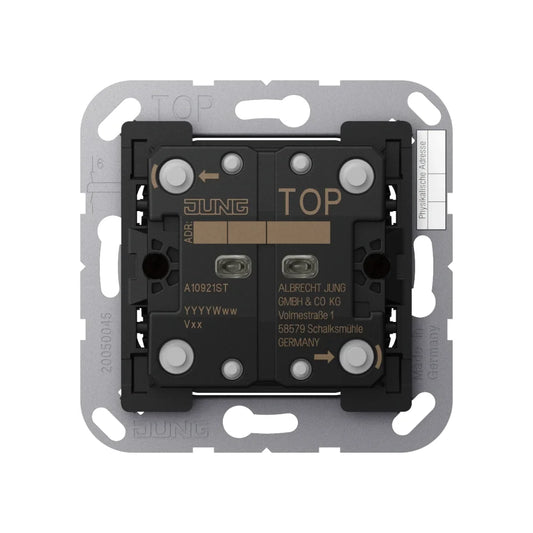 JUNG KNX Taster Universal 2-fach Secure für Serie AS/A (ohne Wippe) - A10921ST