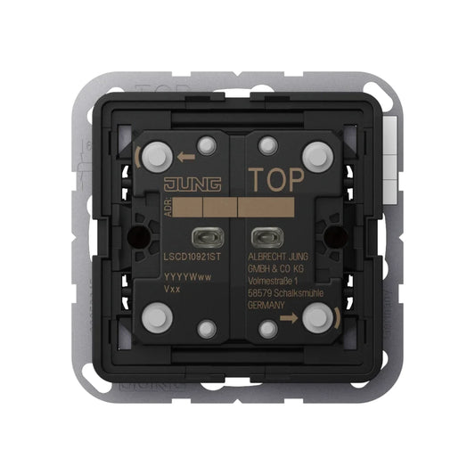 JUNG KNX Taster Universal 2-fach Secure für Serie CD/LS (ohne Wippe) - LSCD10921ST