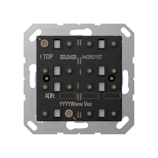 JUNG KNX Tastsensor-Modul F40 Universal 2-fach Secure Serie A (ohne Tastensatz) - A42921ST