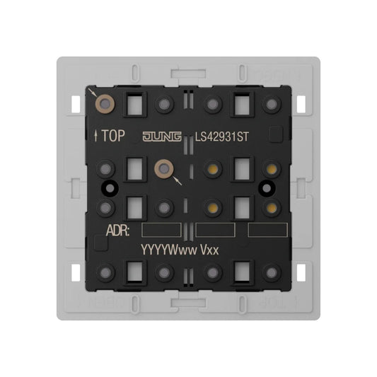 JUNG KNX Tastsensor-Modul F40 Universal 3-fach Secure Serie LS (ohne Tastensatz) - LS42931ST
