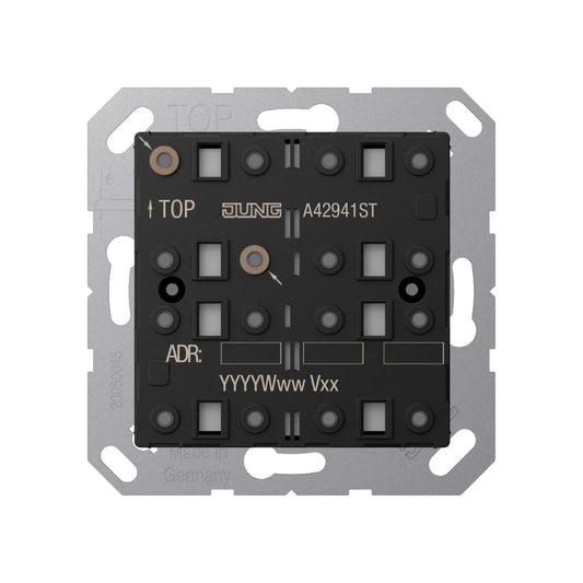 JUNG KNX Tastsensor-Modul F40 Universal 4-fach Secure Serie A (ohne Tastensatz) - A42941ST