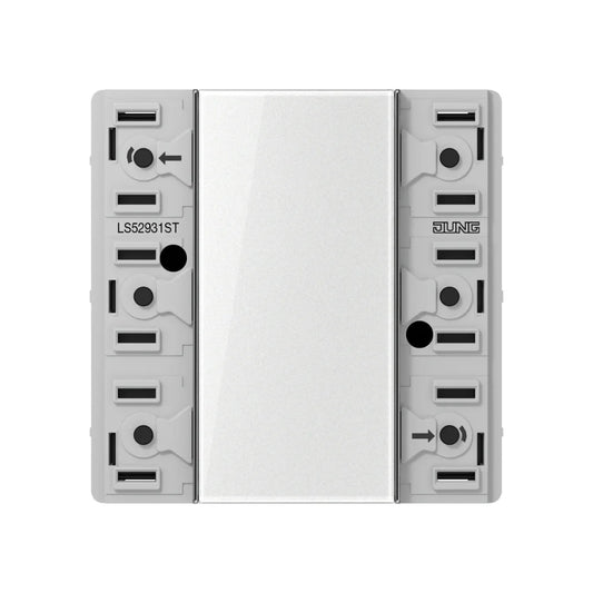 JUNG KNX Tastsensor-Modul F50 Universal 3-fach Secure Serie LS (ohne Tastensatz) - LS52931ST